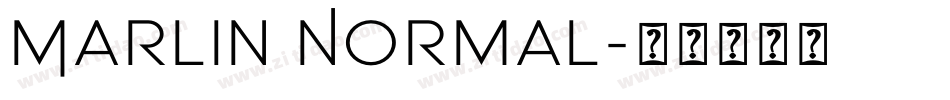 Marlin Normal字体转换